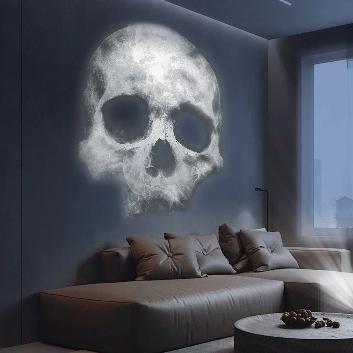 USB Skull Projection Lamp