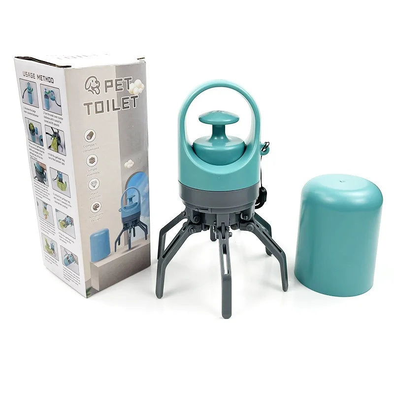 Dog Poop Scooper with packaging on a white background
