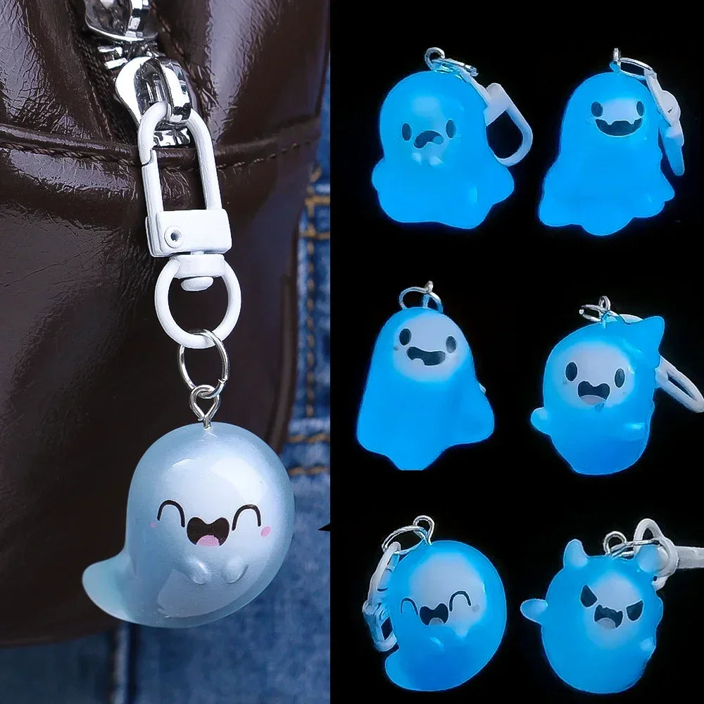 Halloween Ghost Keychain (Glow-in-the-Dark)