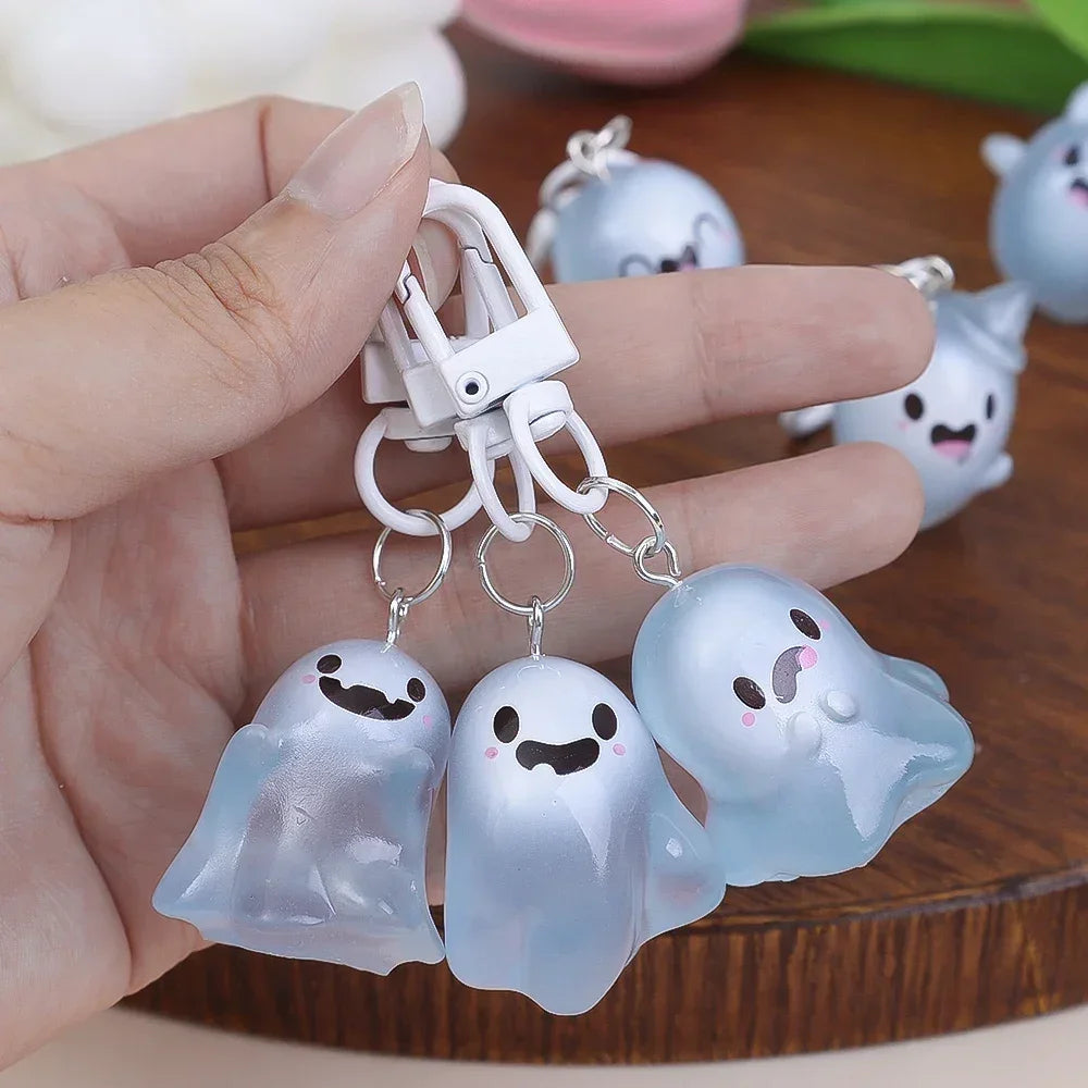 Halloween Ghost Keychain (Glow-in-the-Dark)
