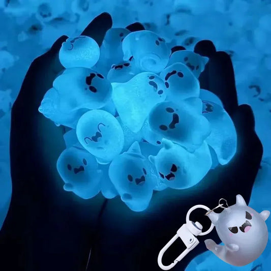 Halloween Ghost Keychain (Glow-in-the-Dark)