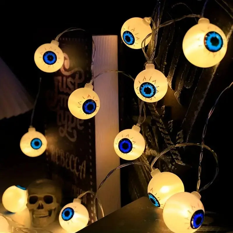 Battery Powered Halloween Eyeball LED Lights