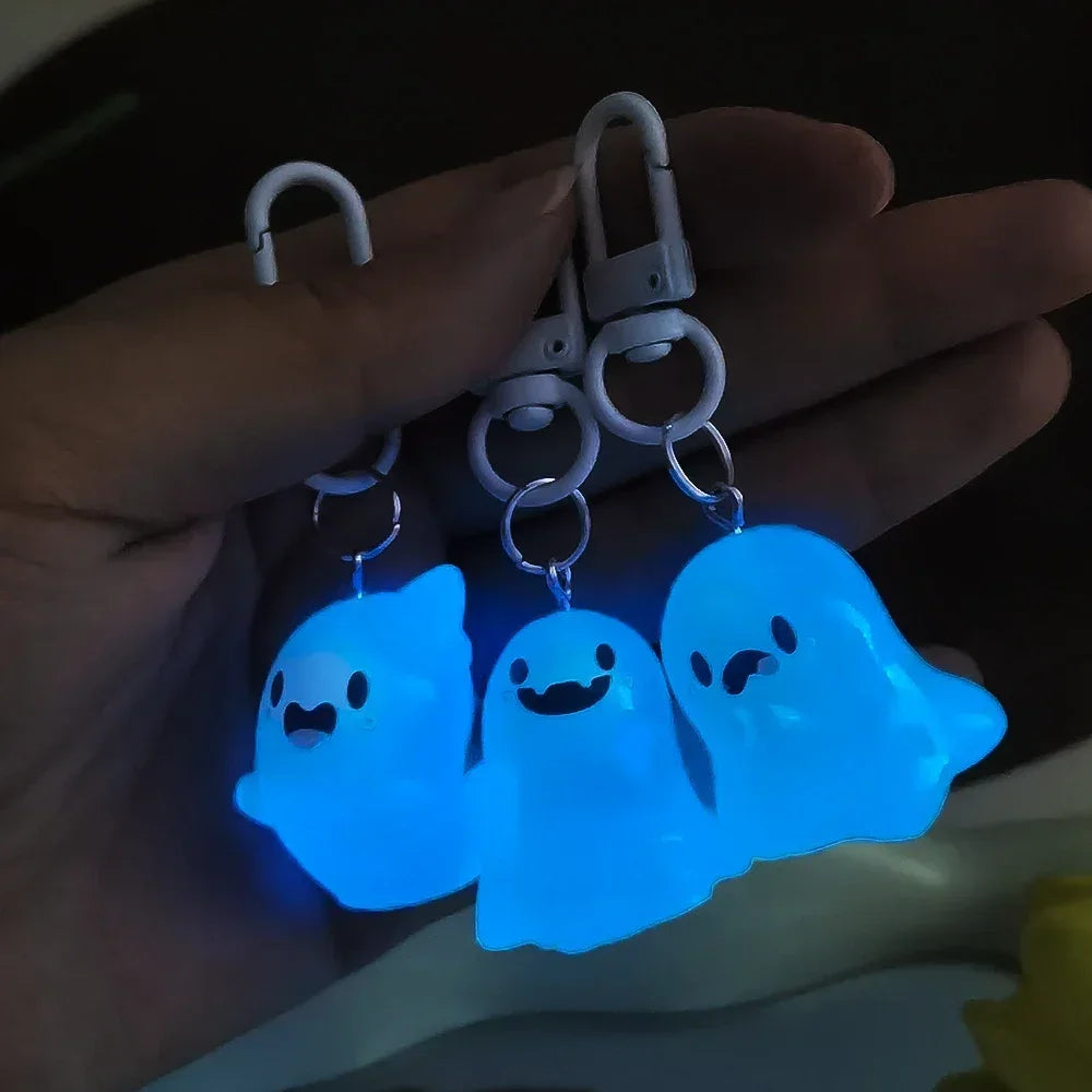 Halloween Ghost Keychain (Glow-in-the-Dark)