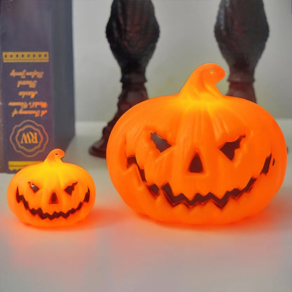 Halloween Pumpkin Lantern Candle Light