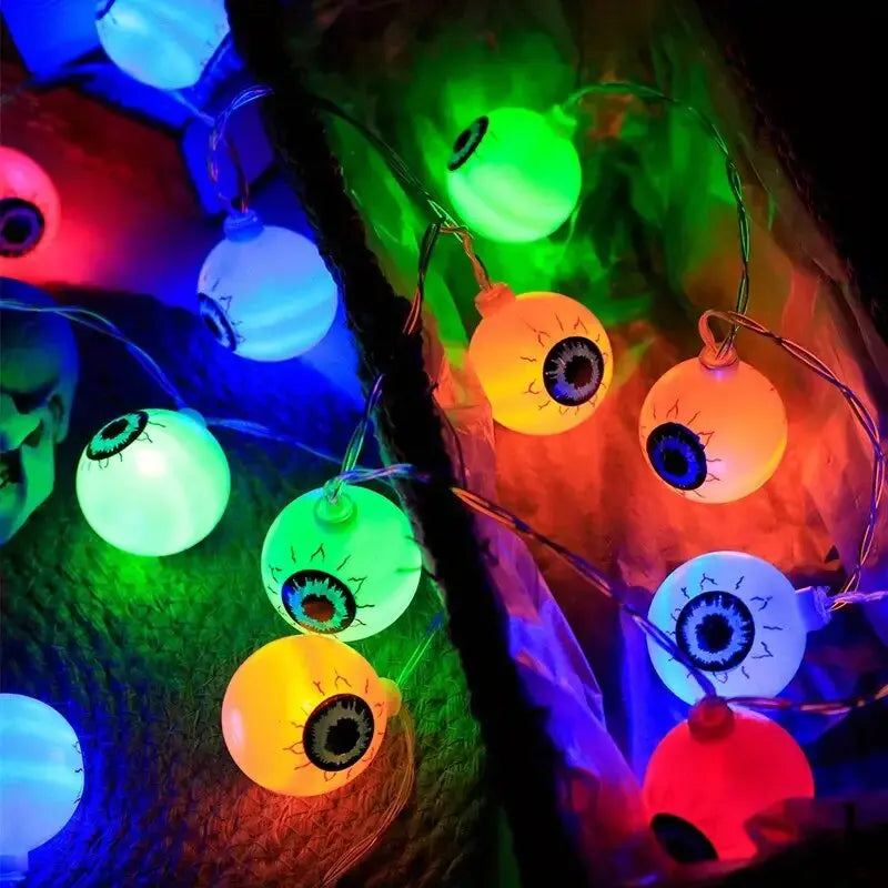 Battery Powered Halloween Eyeball LED Lights