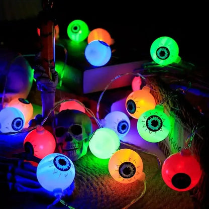 Battery Powered Halloween Eyeball LED Lights