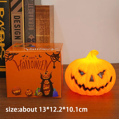 Halloween Pumpkin Lantern Candle Light